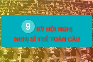 [Infographic] 9 kỳ Hội nghị Nghị sĩ trẻ toàn cầu