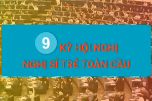 [Infographic] 9 kỳ Hội nghị Nghị sĩ trẻ toàn cầu