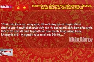 Nghị quyết số 57 về đột phá phát triển khoa học, công nghệ, đổi mới sáng tạo và chuyển đổi số quốc gia