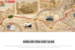 Hướng dẫn cách trình chiếu và xem phụ san nhân kỷ niệm 50 năm Ngày Giải phóng miền nam, thống nhất đất nước của Báo Nhân Dân