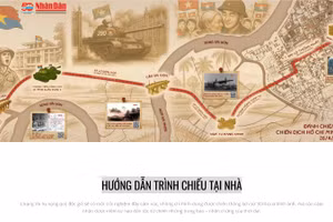 Hướng dẫn cách trình chiếu và xem phụ san nhân kỷ niệm 50 năm Ngày Giải phóng miền nam, thống nhất đất nước của Báo Nhân Dân