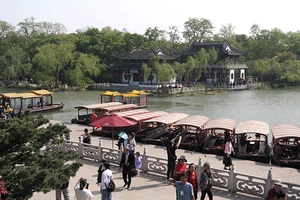 Ảnh minh họa: Một góc “tiểu Tây Hồ” ở thành phố Nam Kinh, Trung Quốc. (Ảnh: Hồ Quân)