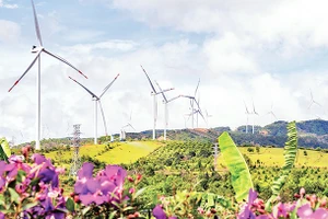 Công trình điện gió ở Quảng Trị đã phát điện thương mại.