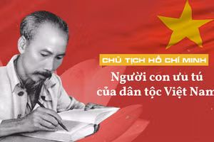 Noi gương Chủ tịch Hồ Chí Minh vĩ đại, rèn đức, luyện tài, xây dựng đất nước hùng cường
