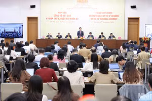 Chiều tối 30/11, sau khi bế mạc Kỳ họp thứ 8, Quốc hội khóa XV, Văn phòng Quốc hội đã tổ chức họp báo công bố kết quả Kỳ họp.