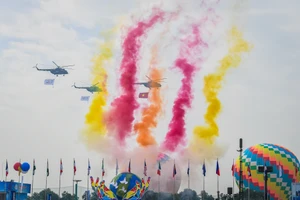 [Ảnh] Ấn tượng Lễ Tổng duyệt Triển lãm Quốc phòng quốc tế Việt Nam 2024