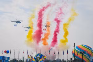 [Ảnh] Ấn tượng Lễ Tổng duyệt Triển lãm Quốc phòng quốc tế Việt Nam 2024