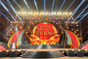 Lễ tổng duyệt chương trình nghệ thuật Tây Ninh - Khúc hát tự hào tối 29/3.