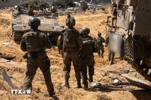 Binh sỹ Israel được triển khai tại Dải Gaza. (Ảnh: THX/TTXVN) 