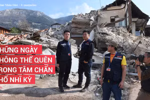 Những ngày tác nghiệp không thể quên tại tâm chấn Thổ Nhĩ Kỳ