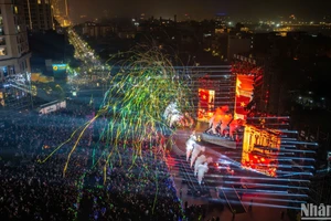 Chương trình "Hòa nhạc Ánh sáng - Chào năm mới 2025"do Báo Nhân Dân phối hợp cùng Ủy ban nhân dân thành phố Hà Nội tổ chức tháng 1/2025. (Ảnh nhandan.vn)