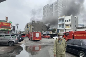 Hiện trường vụ cháy nghiêm trọng khiến nhiều người thương vong tại Bình Dương.