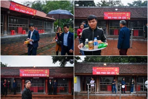 Các địa điểm phát ấn tại đền Trần Nam Định.