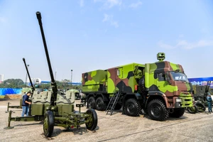 [Ảnh] Cận cảnh Pháo phòng không 57mm được Viettel cải tiến để chống UAV 