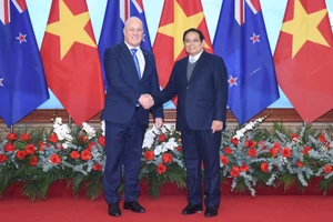Thủ tướng Phạm Minh Chính và Thủ tướng New Zealand Christopher Luxon.