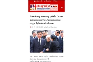 Bài đăng trên báo Pasaxon điện tử. (Ảnh: HẢI TIẾN)