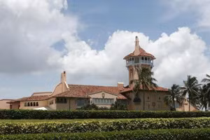 Toàn cảnh tư dinh Mar-a-Lago của ông Trump được chụp năm 2019. (Ảnh: AP)