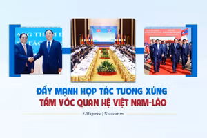 Đẩy mạnh hợp tác tương xứng tầm vóc quan hệ Việt Nam-Lào
