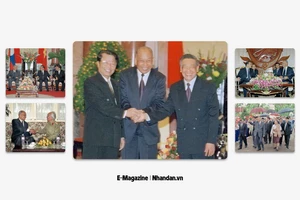 Đồng chí Khamtay Siphandone - nhà lãnh đạo xuất sắc của Lào, người bạn lớn của Việt Nam