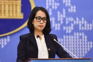Người phát ngôn Bộ Ngoại giao Việt Nam Phạm Thu Hằng. (Ảnh: Bộ Ngoại giao)