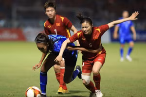 Đội tuyển bóng đá nữ Việt Nam thi đấu và vô địch SEA Games 31.