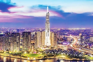 Khu đô thị hiện đại bên bờ sông Sài Gòn. Ảnh: THANH VŨ