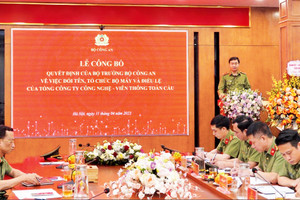 Doanh nghiệp công nghệ-viễn thông hàng đầu ngành Công an