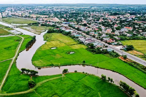 Một góc huyện nông thôn mới Vĩnh Linh.