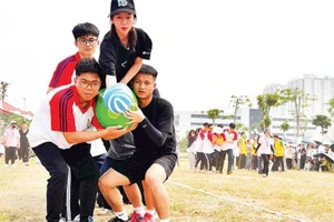 Ngày hội được tích hợp nhiều nội dung rèn luyện thể chất hấp dẫn, sôi nổi.