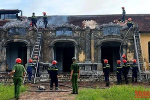 Thừa Thiên Huế: Hỏa hoạn tại di tích Quốc Tử Giám triều Nguyễn