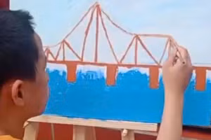 "Mẹ tự hào về con, họa sĩ của mẹ"!