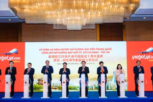 Vietjet công bố đường bay mới Thành phố Hồ Chí Minh-Tây An (Trung Quốc) 