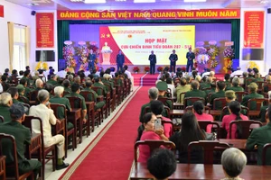 Quang cảnh buổi họp mặt cựu chiến binh Tiểu đoàn 207, Tiểu đoàn 519. 
