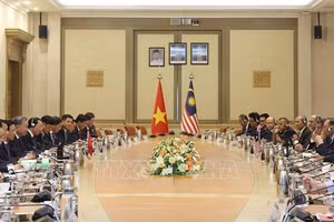 [Ảnh] Tổng Bí thư Tô Lâm hội đàm với Thủ tướng Malaysia