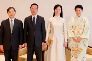 [Ảnh] Chủ tịch nước Võ Văn Thưởng hội kiến Nhà vua Nhật Bản Naruhito