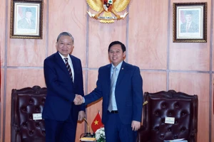 Tổng Bí thư Tô Lâm hội kiến Chủ tịch Hội đồng Đại biểu địa phương Indonesia