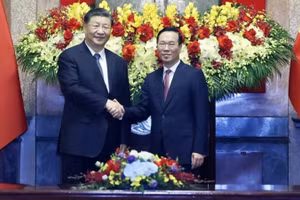 Chủ tịch nước Võ Văn Thưởng hội đàm với Tổng Bí thư, Chủ tịch Trung Quốc Tập Cận Bình