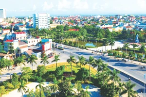 Thành phố Đông Hà của tỉnh Quảng Trị đang được xây dựng thành đô thị xanh, thích ứng biến đổi khí hậu. 