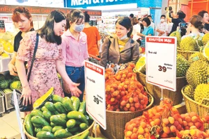 Gian hàng tại Hội chợ xuất khẩu Thành phố Hồ Chí Minh năm 2023.