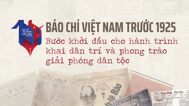 Báo chí Việt Nam trước 1925: Bước khởi đầu cho hành trình khai dân trí và phong trào giải phóng dân tộc