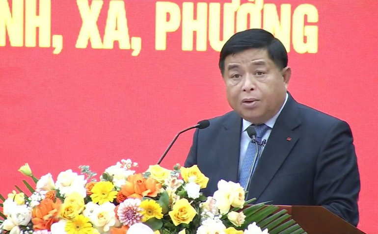 Phó Thủ tướng Chính phủ Nguyễn Chí Dũng phát biểu tại buổi lễ. (Ảnh: ĐĂNG BÁCH) 4.jpg