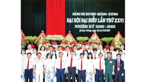 Ban Chấp hành Ðảng bộ huyện Quảng Xương khóa 26.