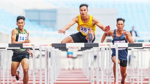 Giữa thời điểm dịch, Việt Nam vẫn tổ chức thành công Giải vô địch điền kinh quốc gia 2020. Ảnh: VY VŨ (Congannhandan)