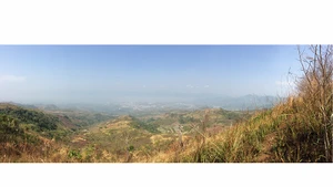 Trận địa ở độ cao 1.000 m so mực nước biển, nơi pháo binh ta giáng sấm sét xuống đầu thù.