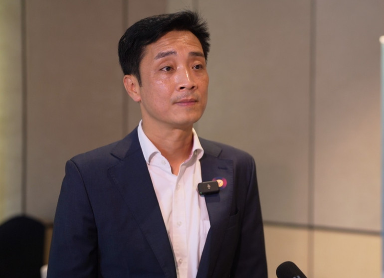 Ông Phạm Hồng Hải, Phó Tổng giám đốc Cadivi miền Bắc. (Ảnh: TRUNG HIẾU) pgd-cadivi.png