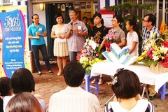 Các hoạt động giao lưu gần gũi với tác giả uy tín, tác phẩm chất lượng tốt sẽ tạo sức hút kéo bạn đọc đến với văn chương. Ảnh: QUANG HƯNG