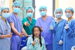Bệnh nhân hồi phục sau ca phẫu thuật. Ảnh do bệnh viện cung cấp