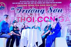 Các nữ thanh niên xung phong ngày ấy kể chuyện về chiến trường Trường Sơn tại chương trình giao lưu.