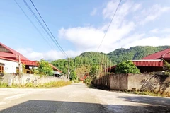 Một góc khu TĐC Pa Púa, bản Tà Bán, xã Trung Sơn, Thanh Hóa. Ảnh: ANH QUÂN