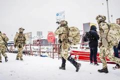 Binh sĩ Đức trong một đợt huấn luyện tại Greenland. Ảnh: DW